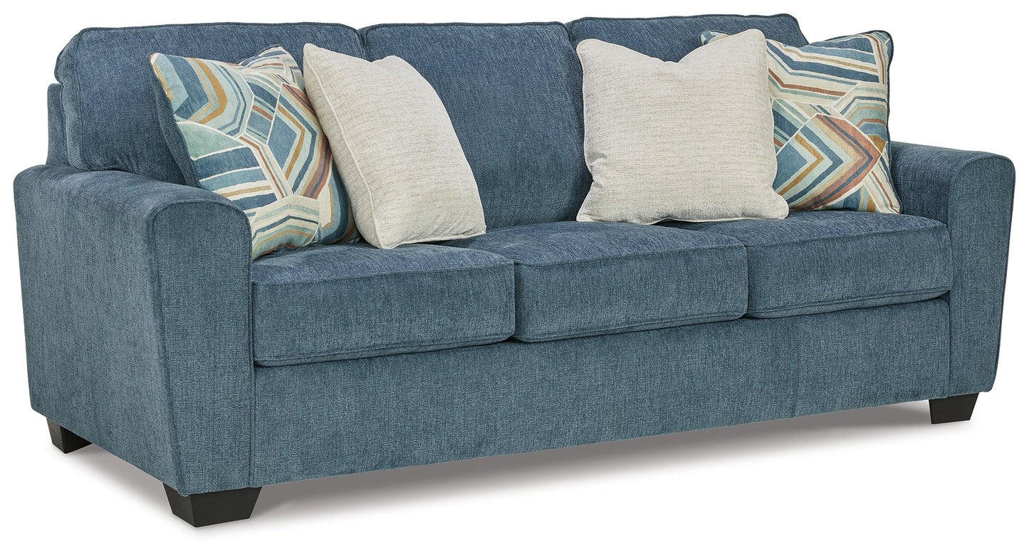 Cashton Blue Queen Sofa Sleeper - 4060539 - Luna Furniture - Dallas Store