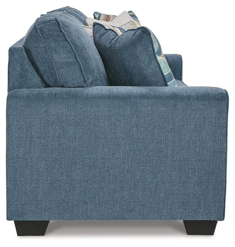 Cashton Blue Queen Sofa Sleeper - 4060539 - Luna Furniture - Dallas Store