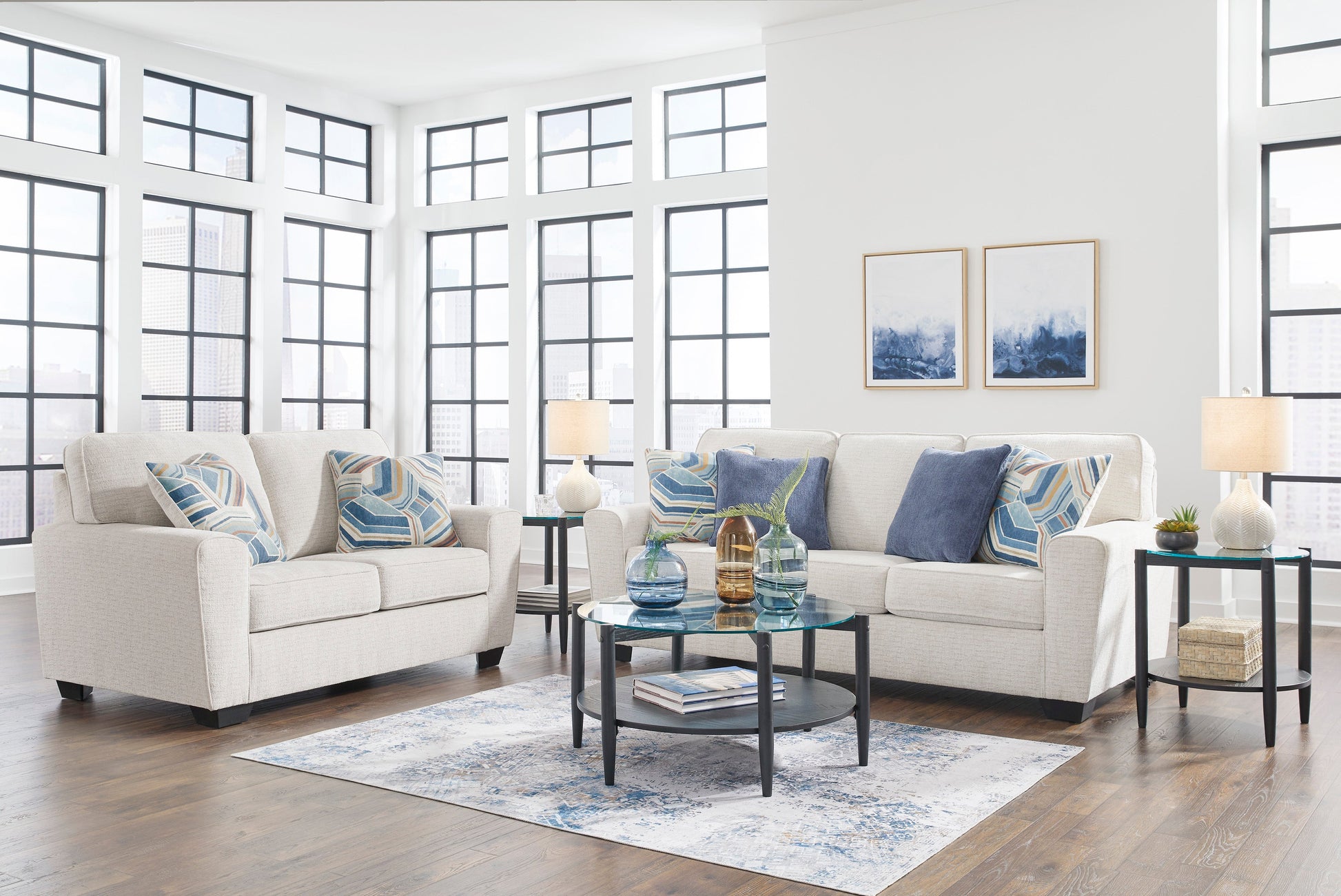 Cashton Snow Living Room Set - SET | 4060438 | 4060435 - Luna Furniture - Dallas Store