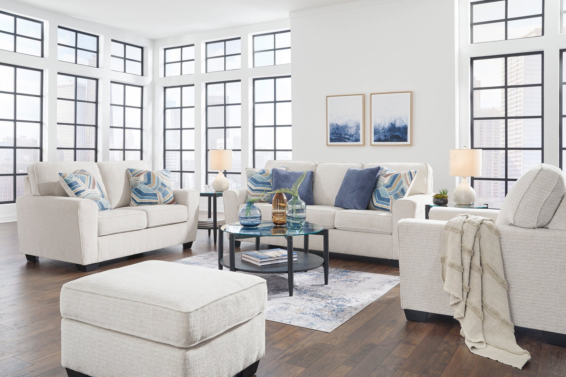 Cashton Snow Living Room Set - SET | 4060438 | 4060435 - Luna Furniture - Dallas Store