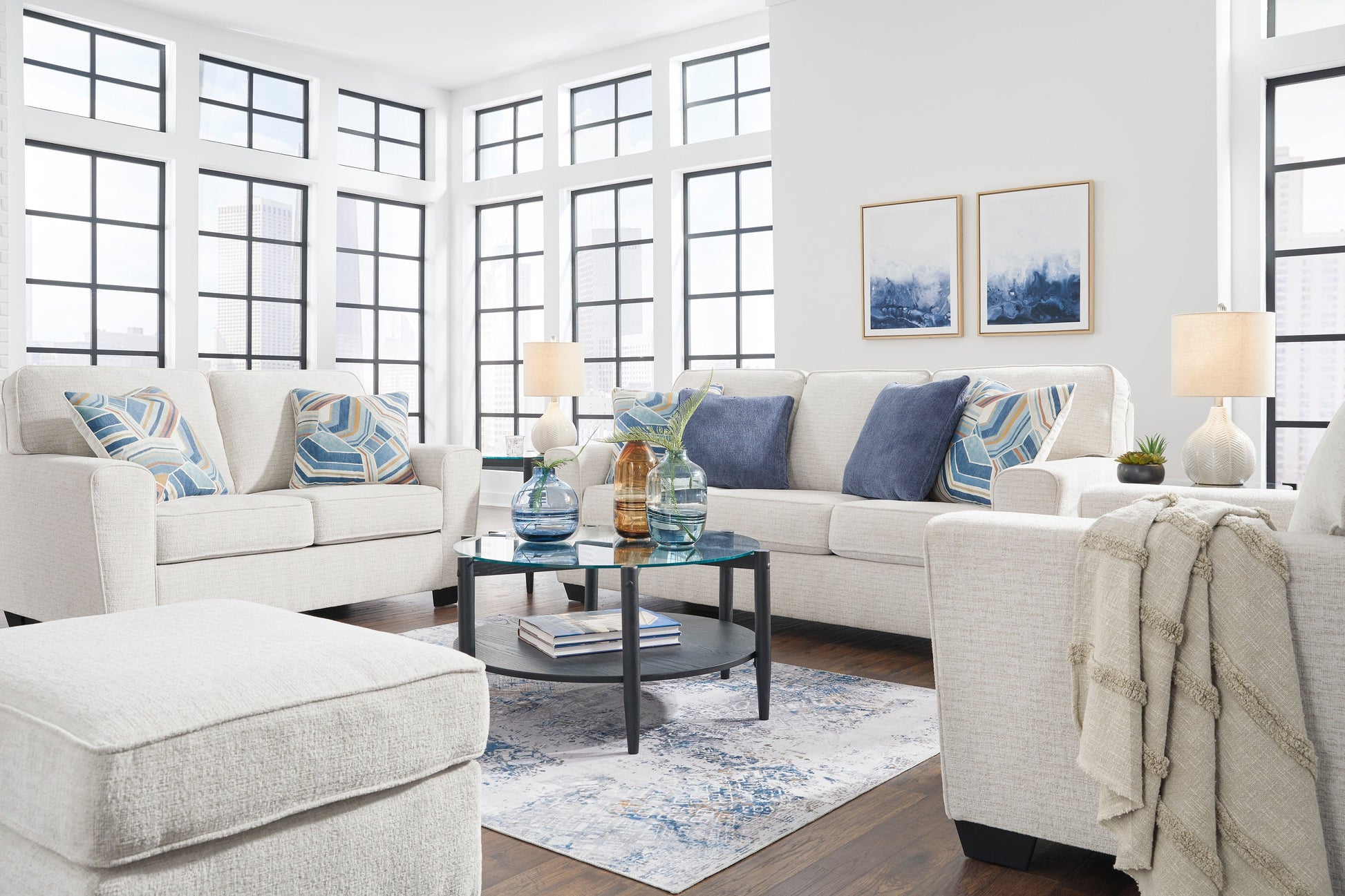 Cashton Snow Living Room Set - SET | 4060438 | 4060435 - Luna Furniture - Dallas Store