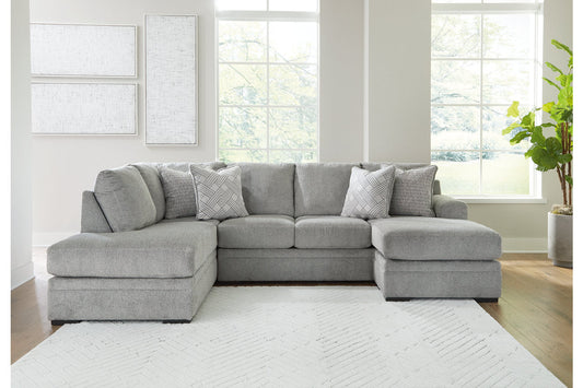 Casselbury Cement 2-Piece LAF Chaise Sectional - SET | 5290603 | 5290616 - Luna Furniture - Dallas Store