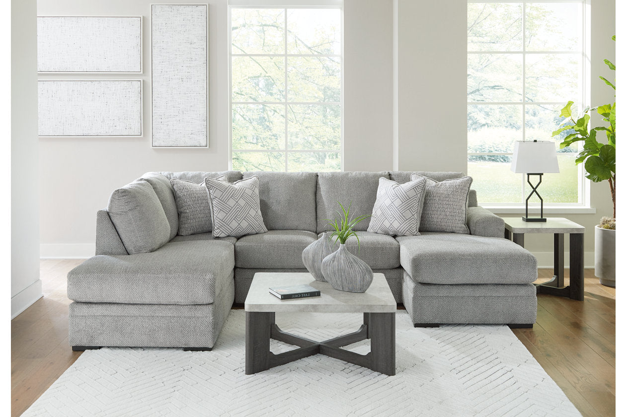 Casselbury Cement 2-Piece LAF Chaise Sectional - SET | 5290603 | 5290616 - Luna Furniture - Dallas Store