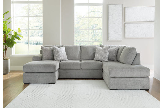 Casselbury Cement 2-Piece RAF Chaise Sectional - SET | 5290602 | 5290617 - Luna Furniture - Dallas Store