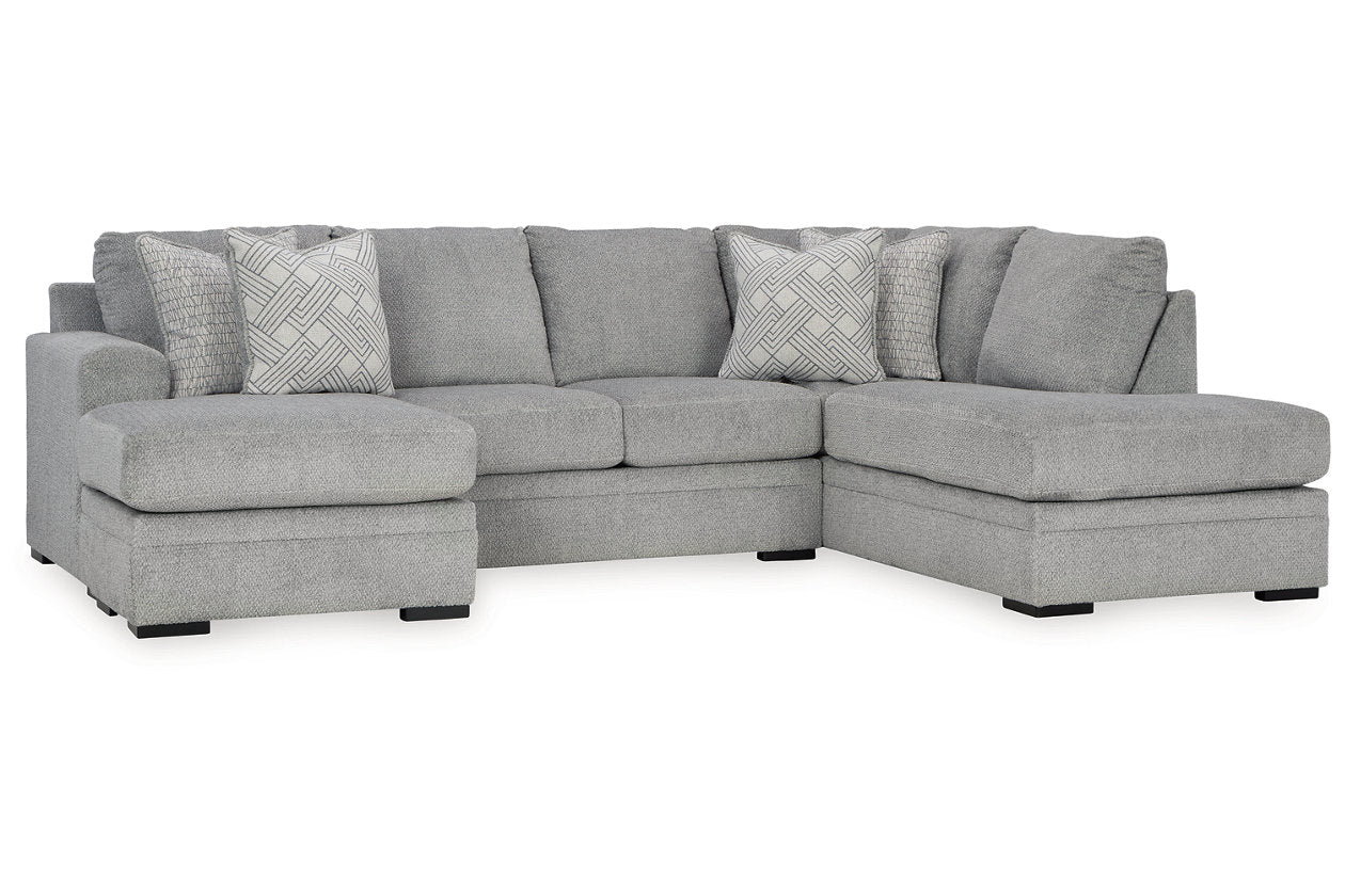 Casselbury Cement 2-Piece RAF Chaise Sectional - SET | 5290602 | 5290617 - Luna Furniture - Dallas Store