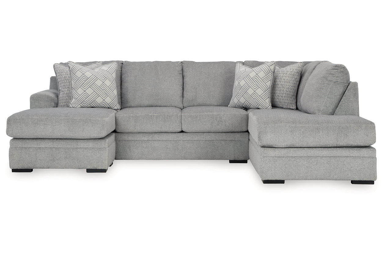 Casselbury Cement 2-Piece RAF Chaise Sectional - SET | 5290602 | 5290617 - Luna Furniture - Dallas Store