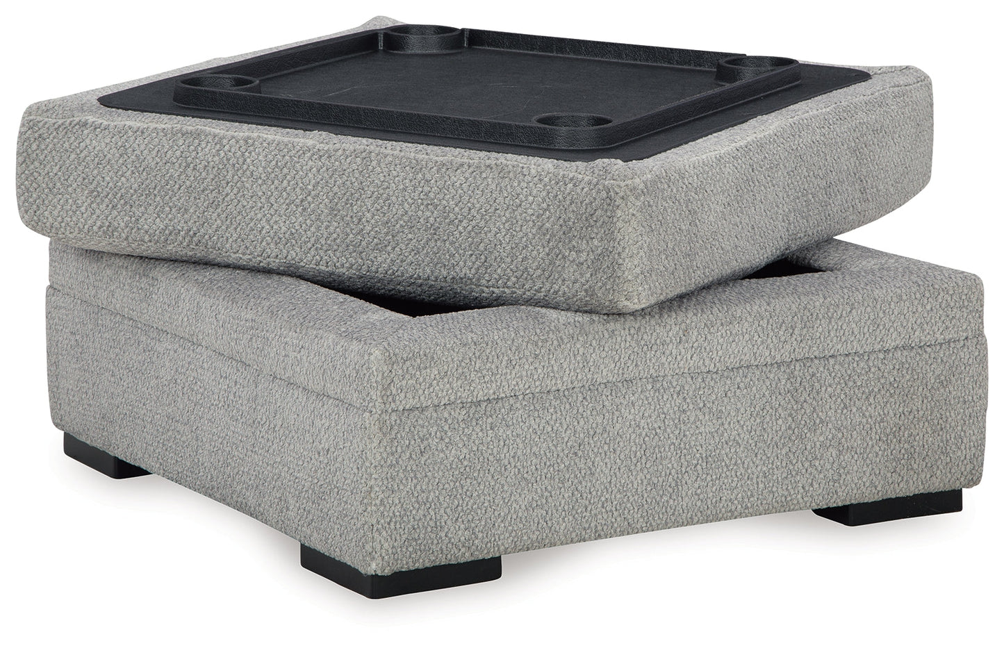 Casselbury Cement Ottoman With Storage - 5290611 - Luna Furniture - Dallas Store