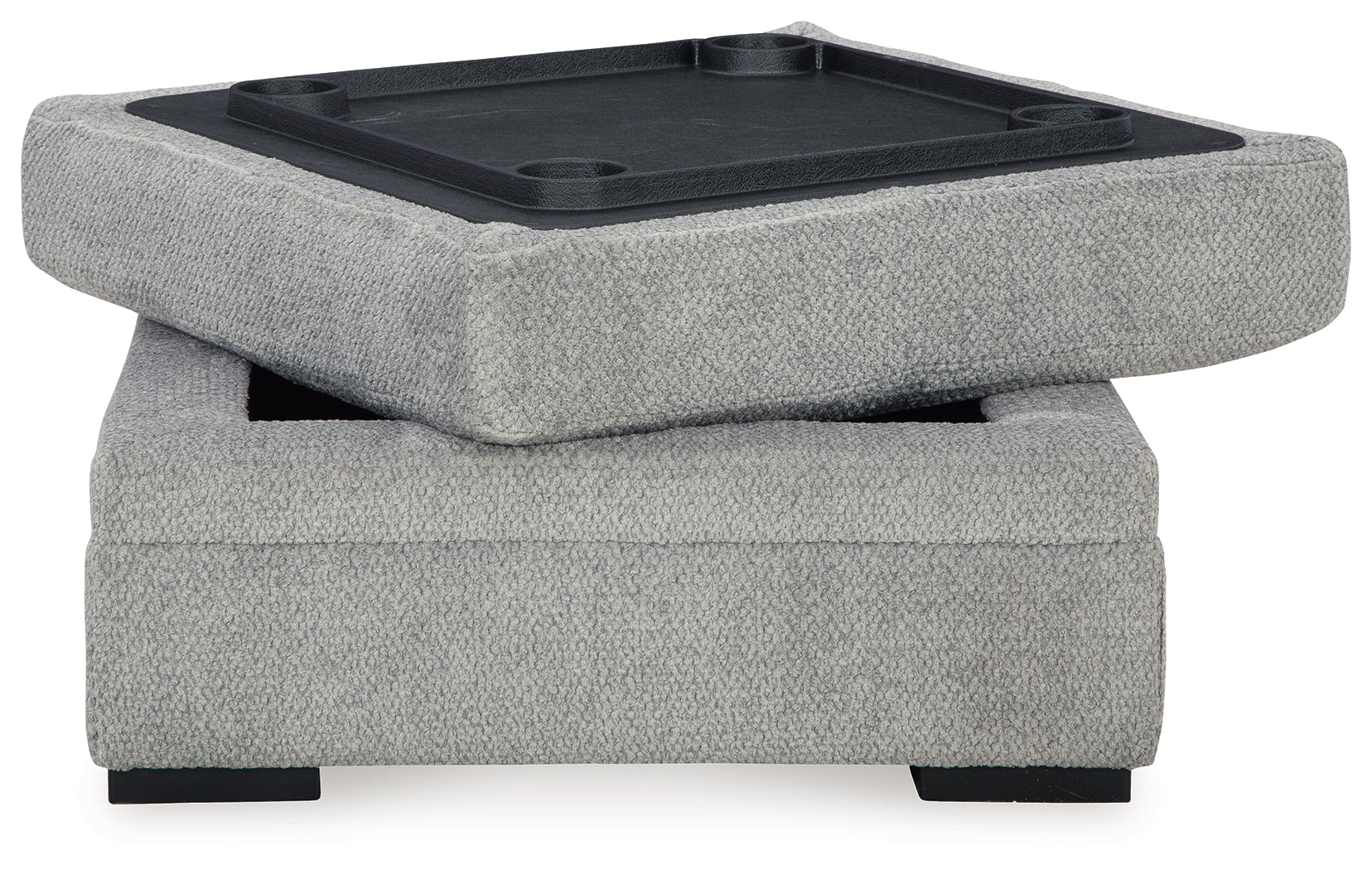 Casselbury Cement Ottoman With Storage - 5290611 - Luna Furniture - Dallas Store