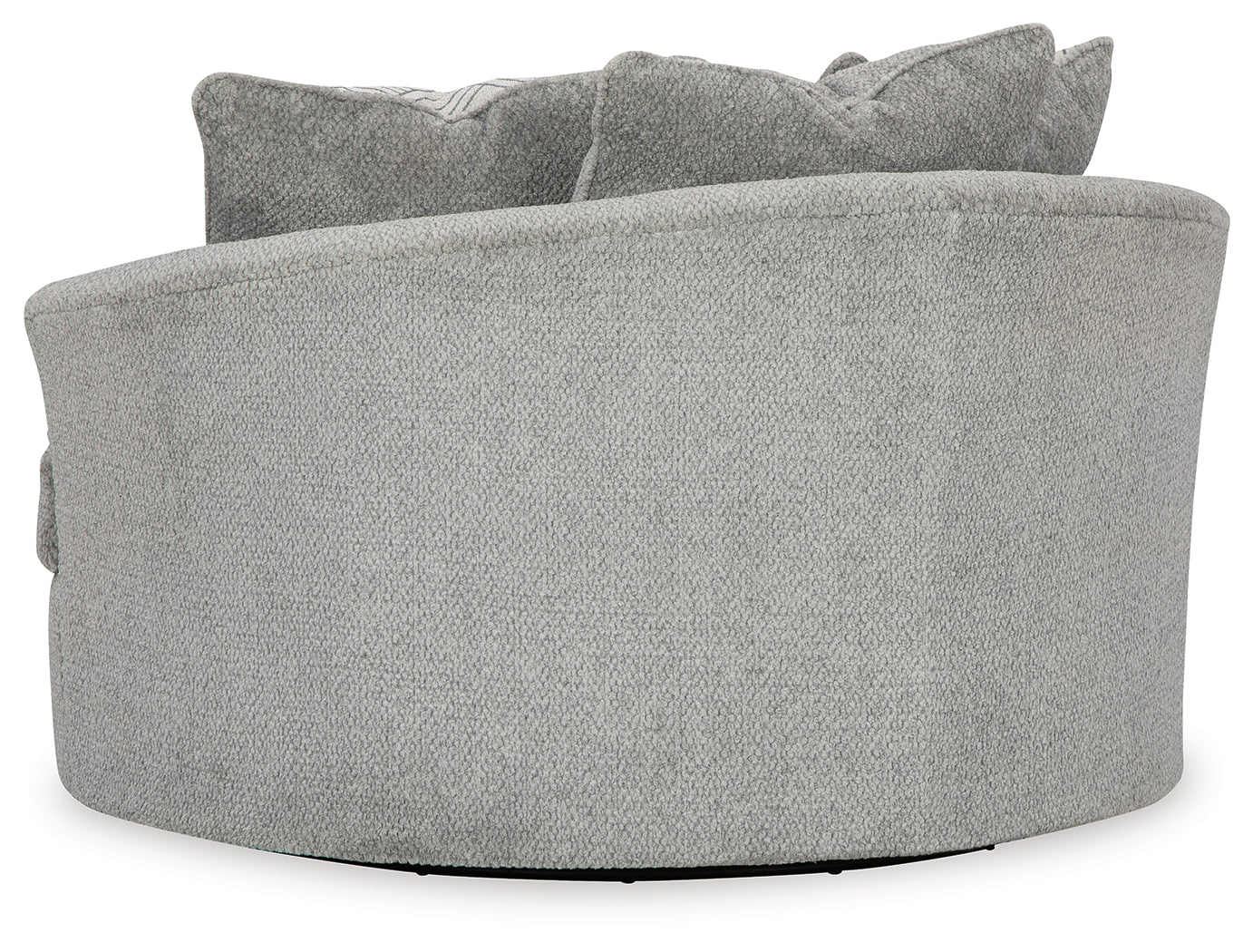 Casselbury Cement Oversized Swivel Accent Chair - 5290621 - Luna Furniture - Dallas Store