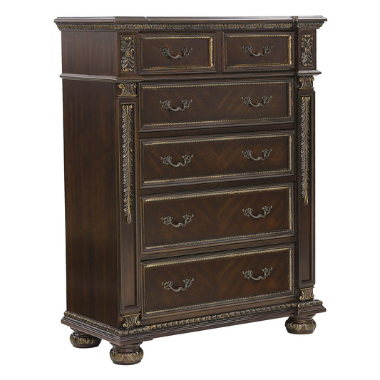 Catalonia Cherry Chest - 1824-9 - Luna Furniture - Dallas Store