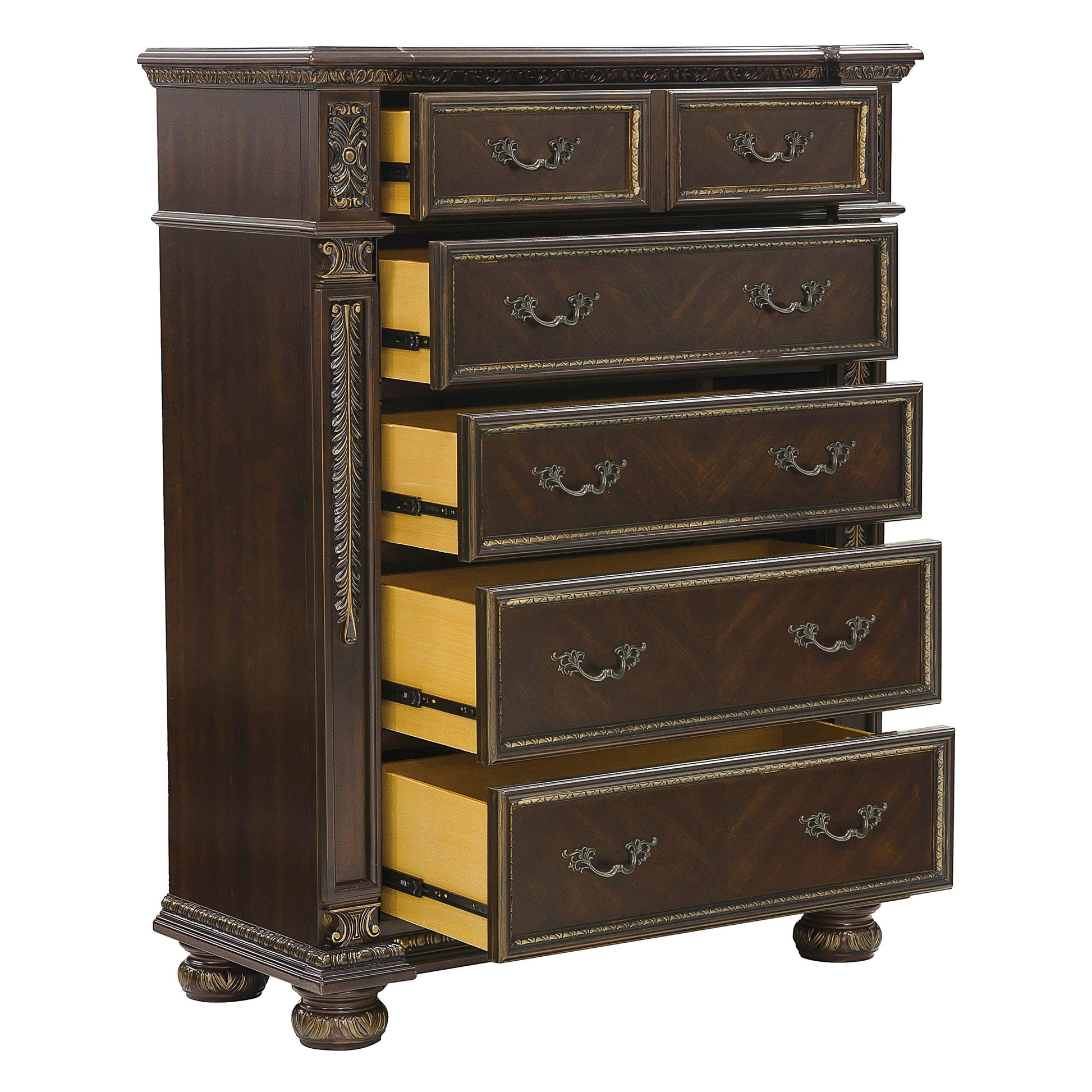 Catalonia Cherry Chest - 1824-9 - Luna Furniture - Dallas Store