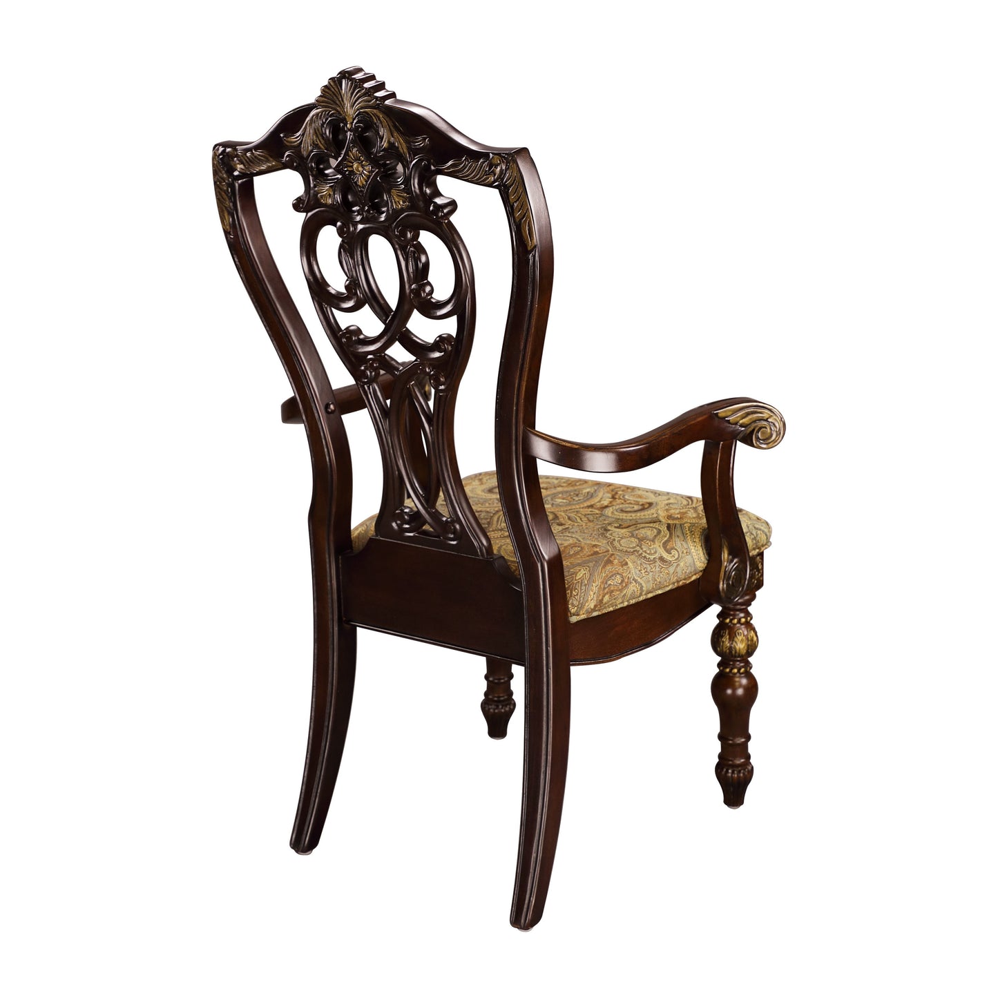 Catalonia Cherry Dining Arm Chair, Set of 2 - 1824A - Luna Furniture - Dallas Store