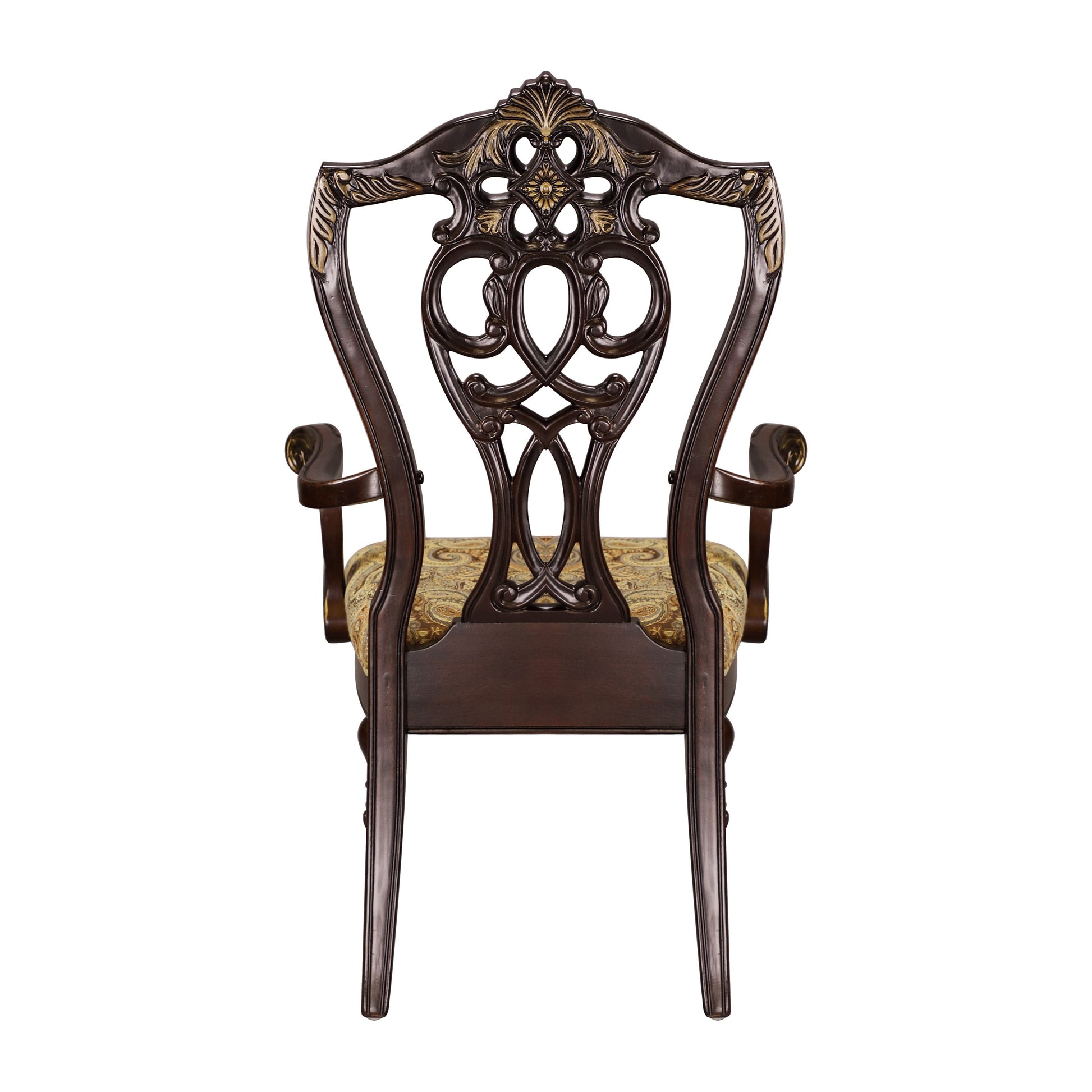 Catalonia Cherry Dining Arm Chair, Set of 2 - 1824A - Luna Furniture - Dallas Store