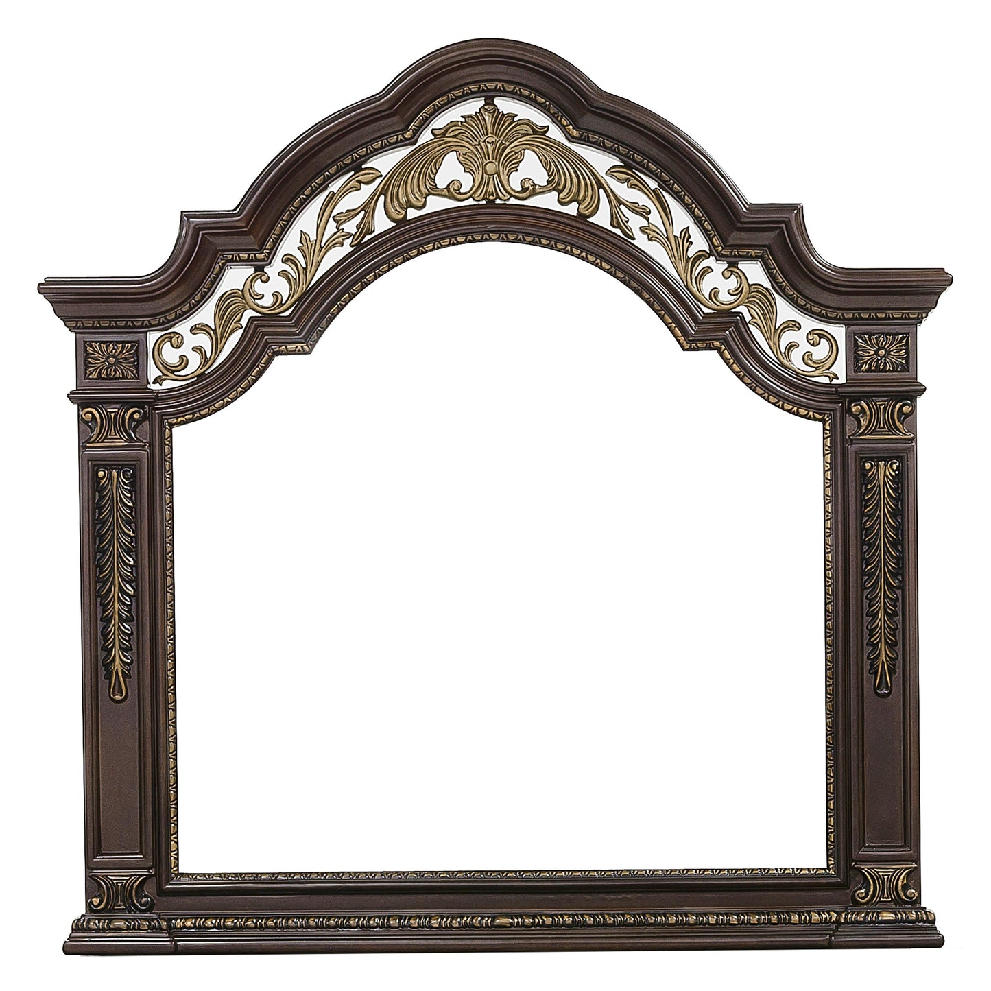 Catalonia Cherry Poster Bedroom Set - SET | 1824K-1 | 1824K-2 | 1824-3 | 1824-1P | 1824-2P | 1824-5 | 1824-6 | 1824-4 | 1824-9 - Luna Furniture - Dallas Store