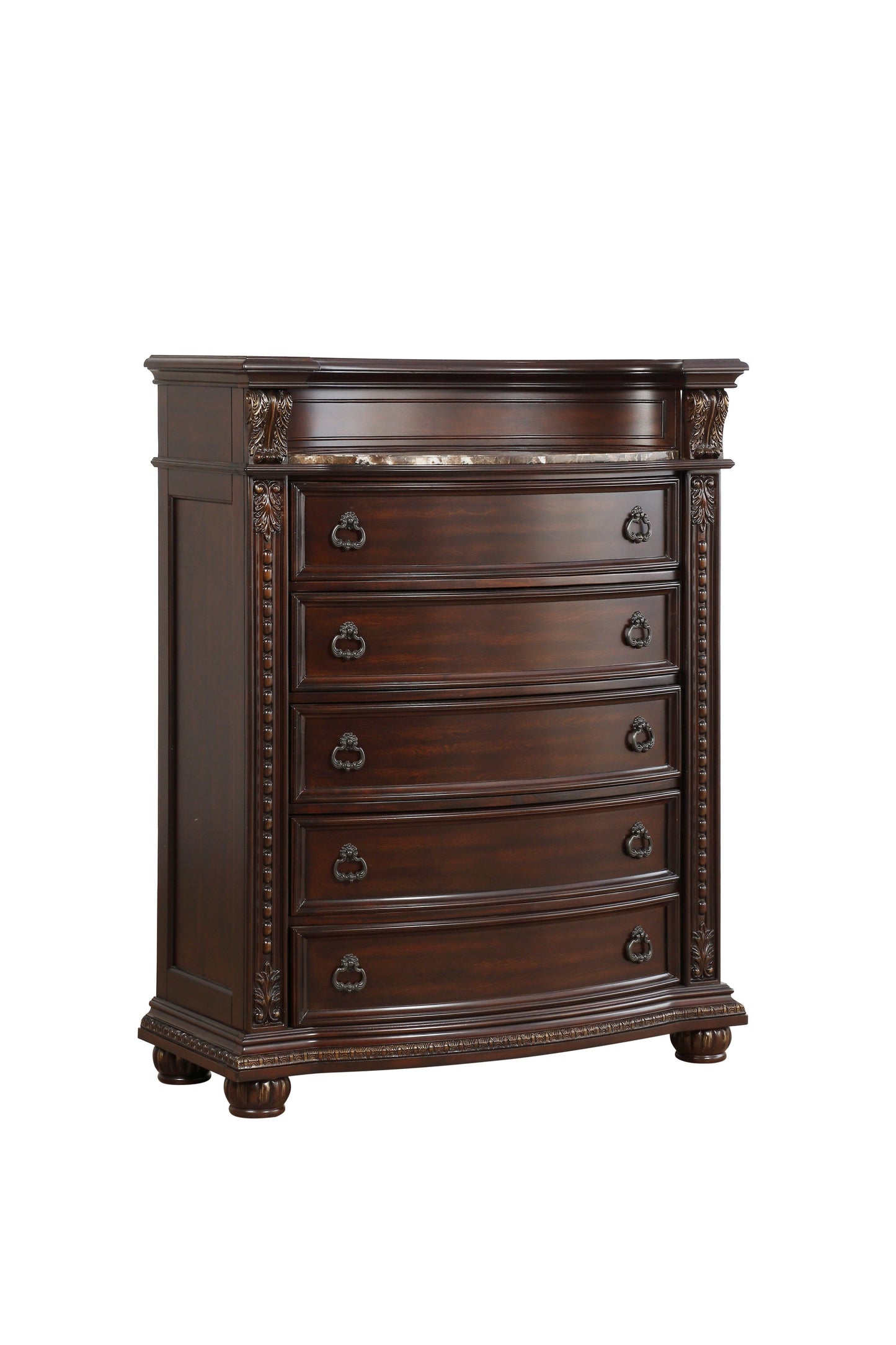 Cavalier Dark Cherry Chest - 1757-9 - Luna Furniture - Dallas Store