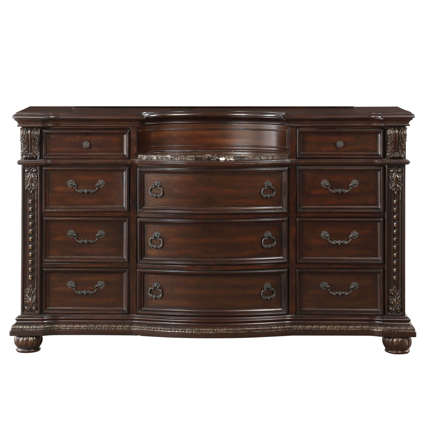 Cavalier Dark Cherry Dresser - 1757-5 - Luna Furniture - Dallas Store