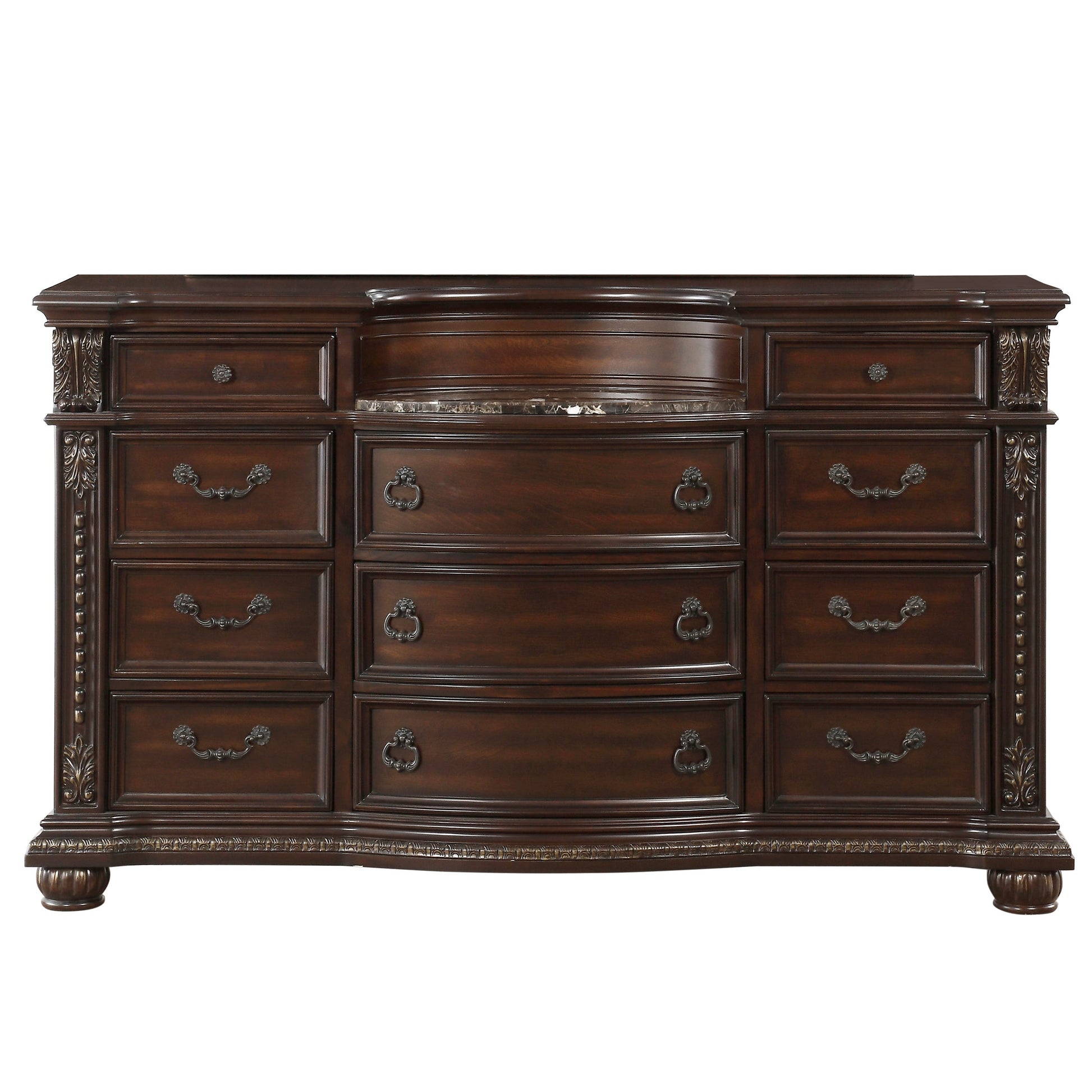 Cavalier Dark Cherry Dresser - 1757-5 - Luna Furniture - Dallas Store