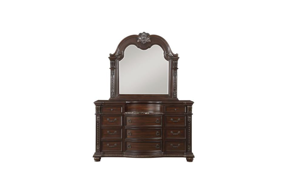 Cavalier Dark Cherry Dresser - 1757-5 - Luna Furniture - Dallas Store