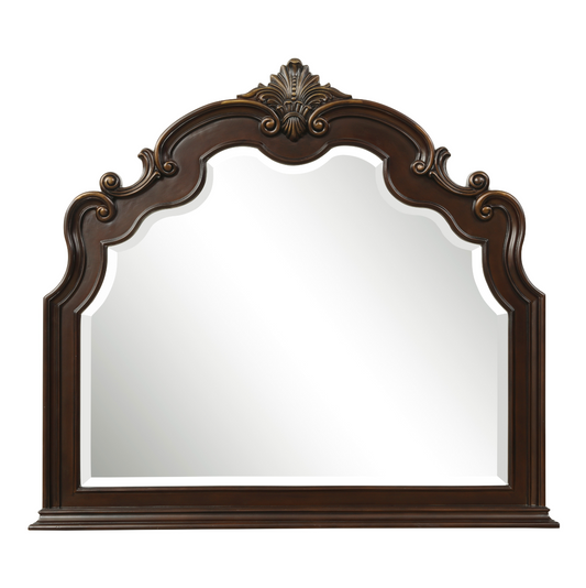 Cavalier Dark Cherry Mirror (Mirror Only) - 1757-6 - Luna Furniture - Dallas Store