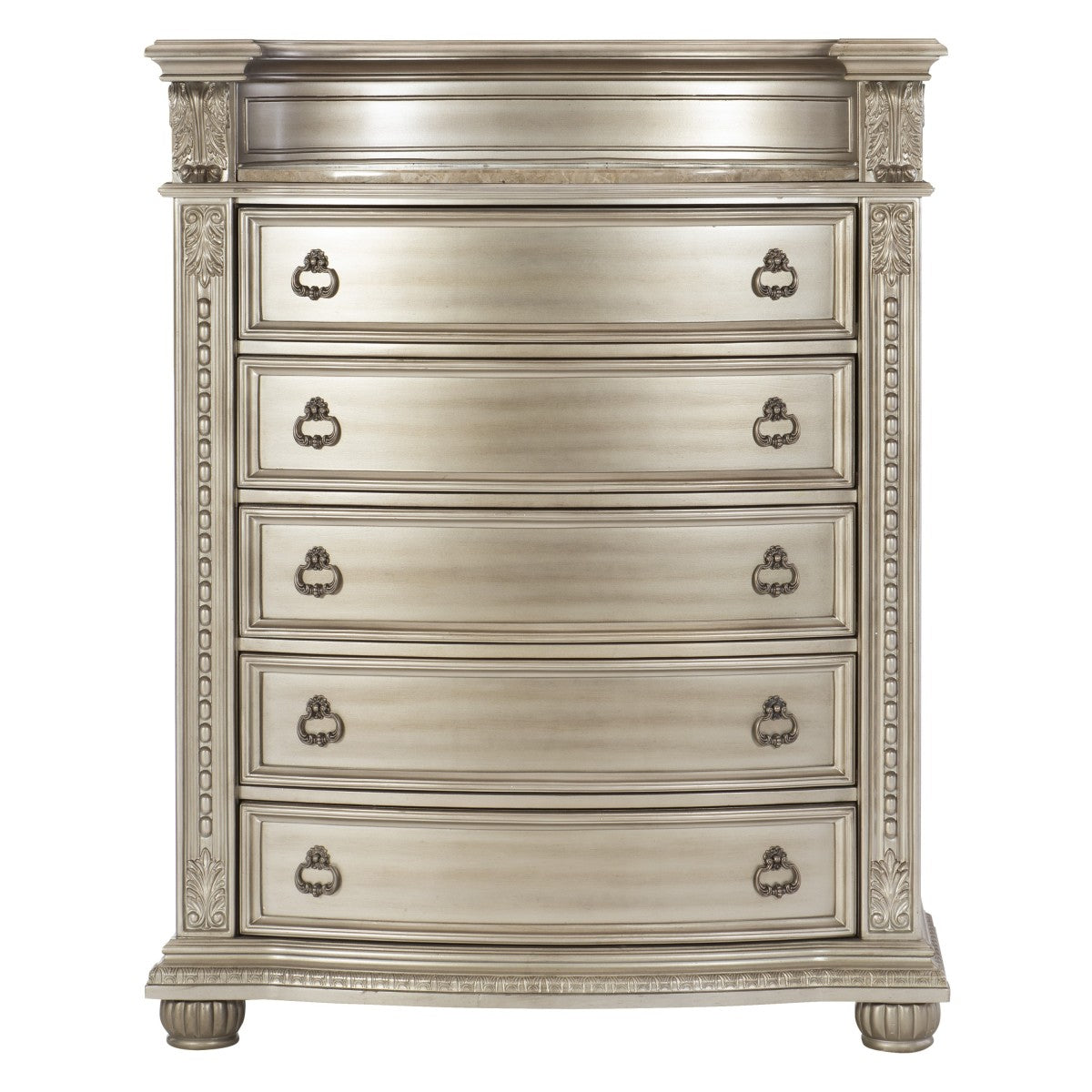 Cavalier Silver Chest - 1757SV-9 - Luna Furniture - Dallas Store