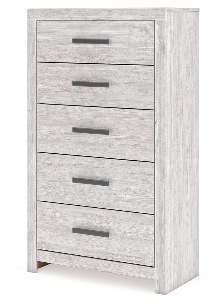 Cayboni Whitewash Chest of Drawers - B3788-46 - Luna Furniture - Dallas Store