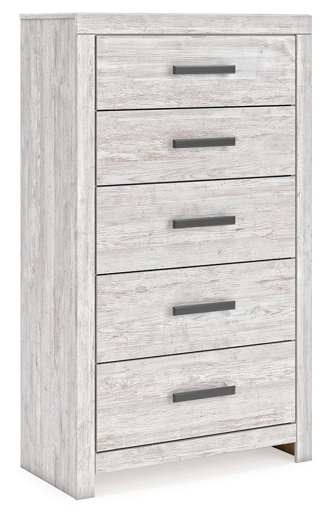 Cayboni Whitewash Chest of Drawers - B3788-46 - Luna Furniture - Dallas Store