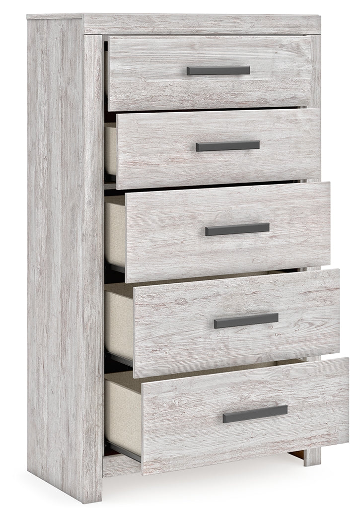 Cayboni Whitewash Chest of Drawers - B3788-46 - Luna Furniture - Dallas Store