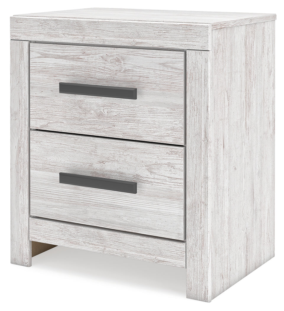 Cayboni Whitewash Nightstand - B3788-92 - Luna Furniture - Dallas Store