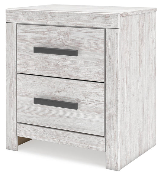 Cayboni Whitewash Nightstand - B3788-92 - Luna Furniture - Dallas Store
