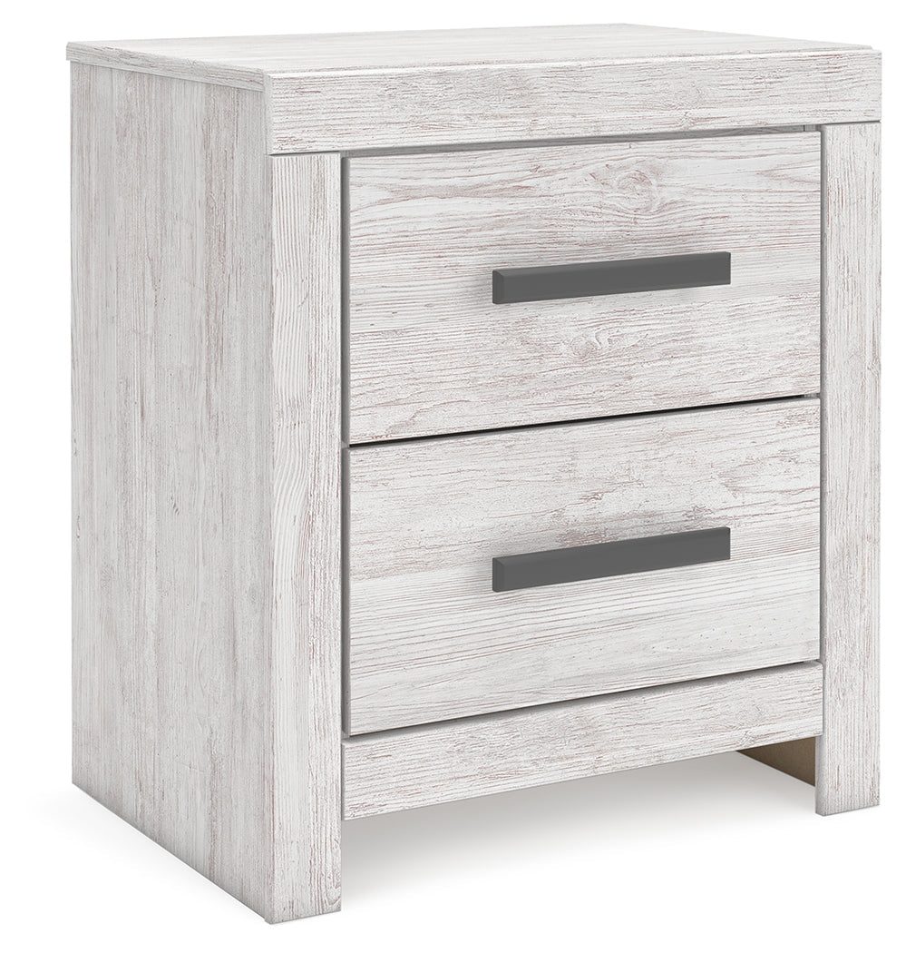 Cayboni Whitewash Nightstand - B3788-92 - Luna Furniture - Dallas Store
