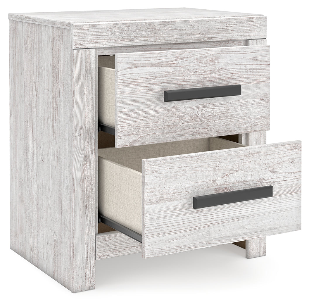 Cayboni Whitewash Nightstand - B3788-92 - Luna Furniture - Dallas Store