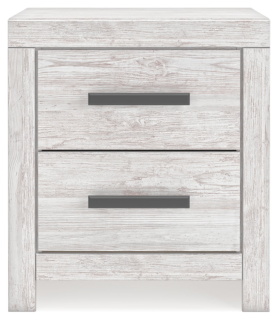 Cayboni Whitewash Nightstand - B3788-92 - Luna Furniture - Dallas Store