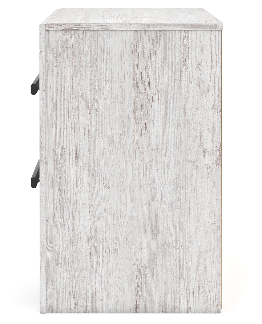 Cayboni Whitewash Nightstand - B3788-92 - Luna Furniture - Dallas Store