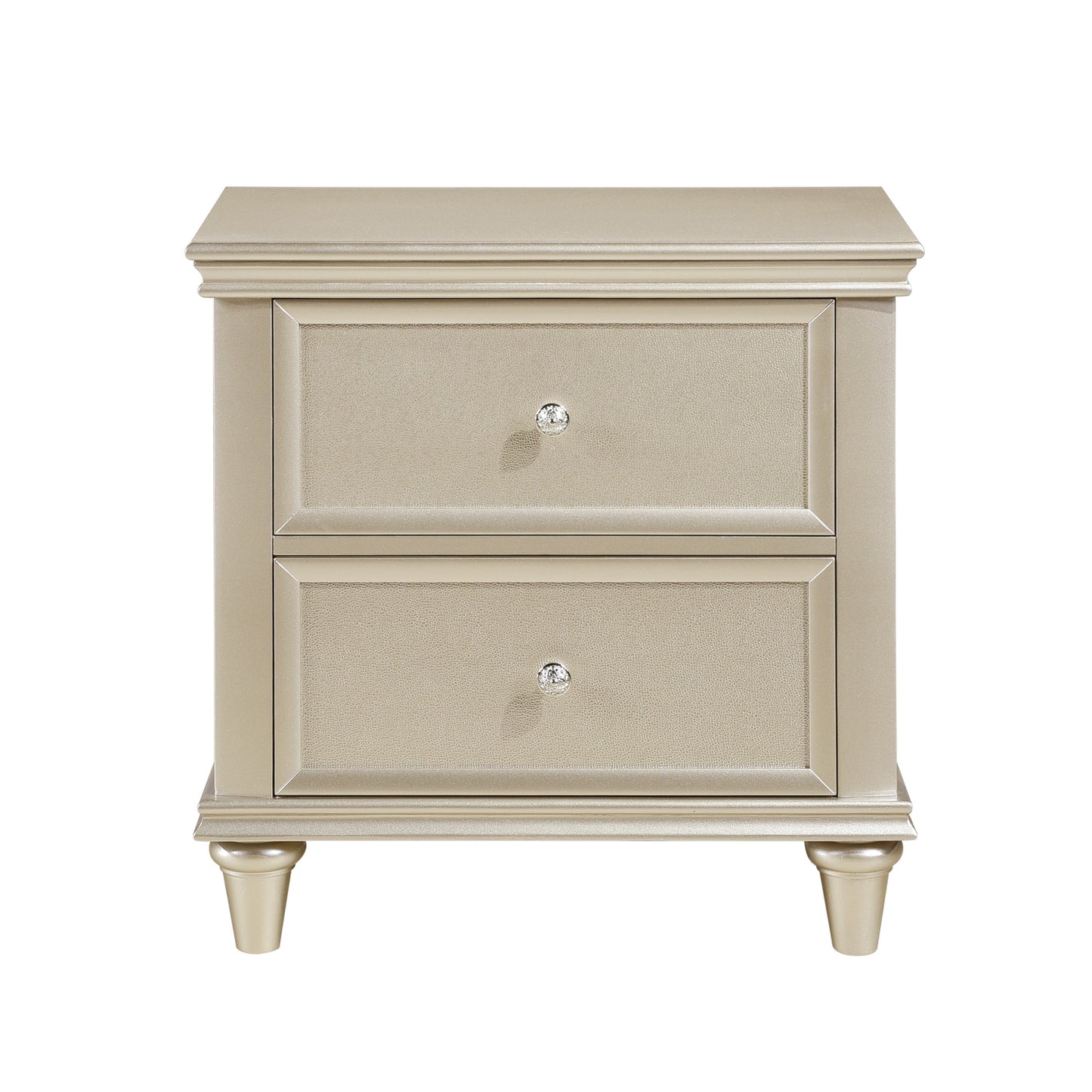 Celandine Silver Upholstered Panel Youth Bedroom Set - SET | 1928-5 | 1928-6 | 1928-4 | 1928-9 | 1928F-1 | 1928F-2 | 1928F-3 - Luna Furniture - Dallas Store