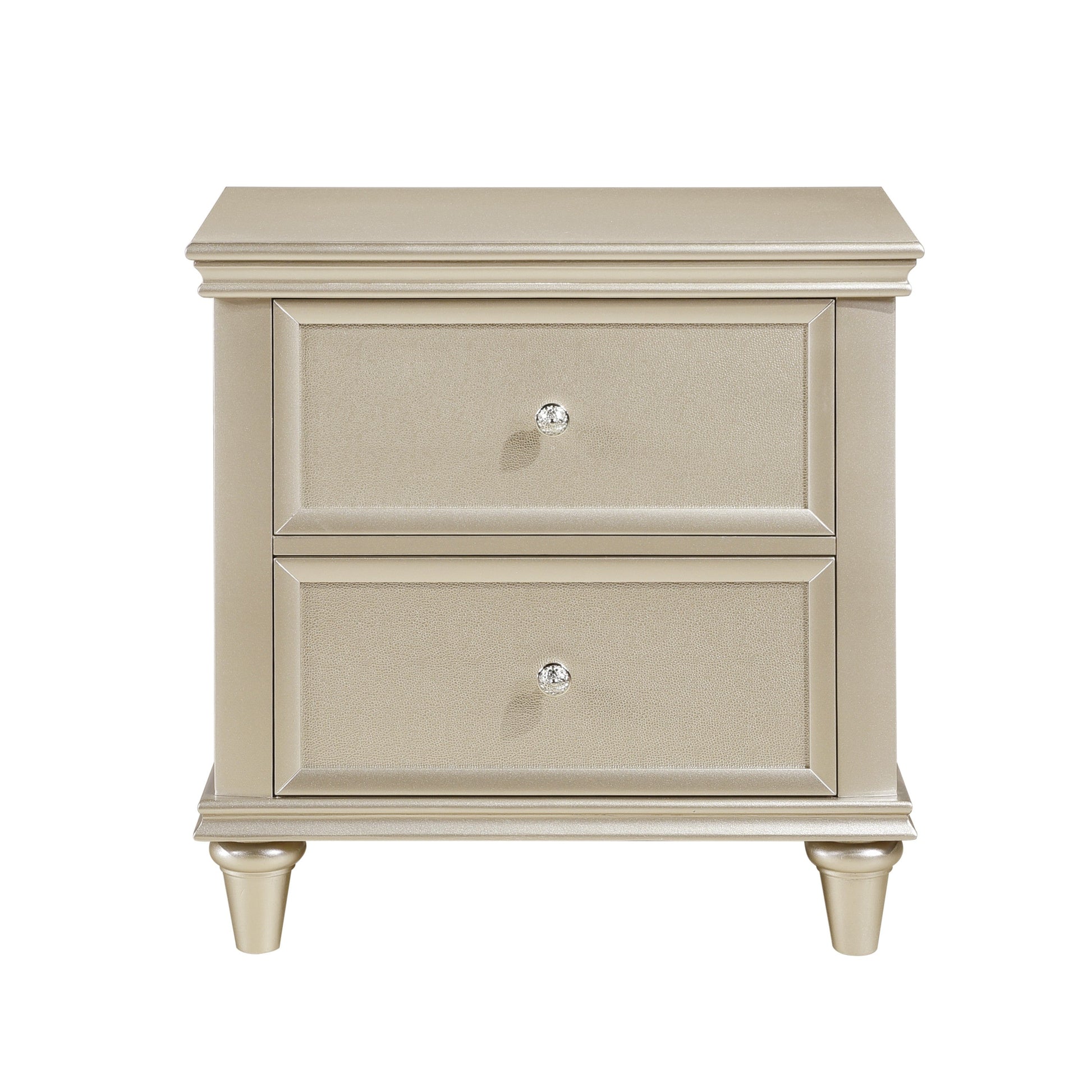 Celandine Silver Upholstered Panel Youth Bedroom Set - SET | 1928-5 | 1928-6 | 1928-4 | 1928-9 | 1928F-1 | 1928F-2 | 1928F-3 - Luna Furniture - Dallas Store