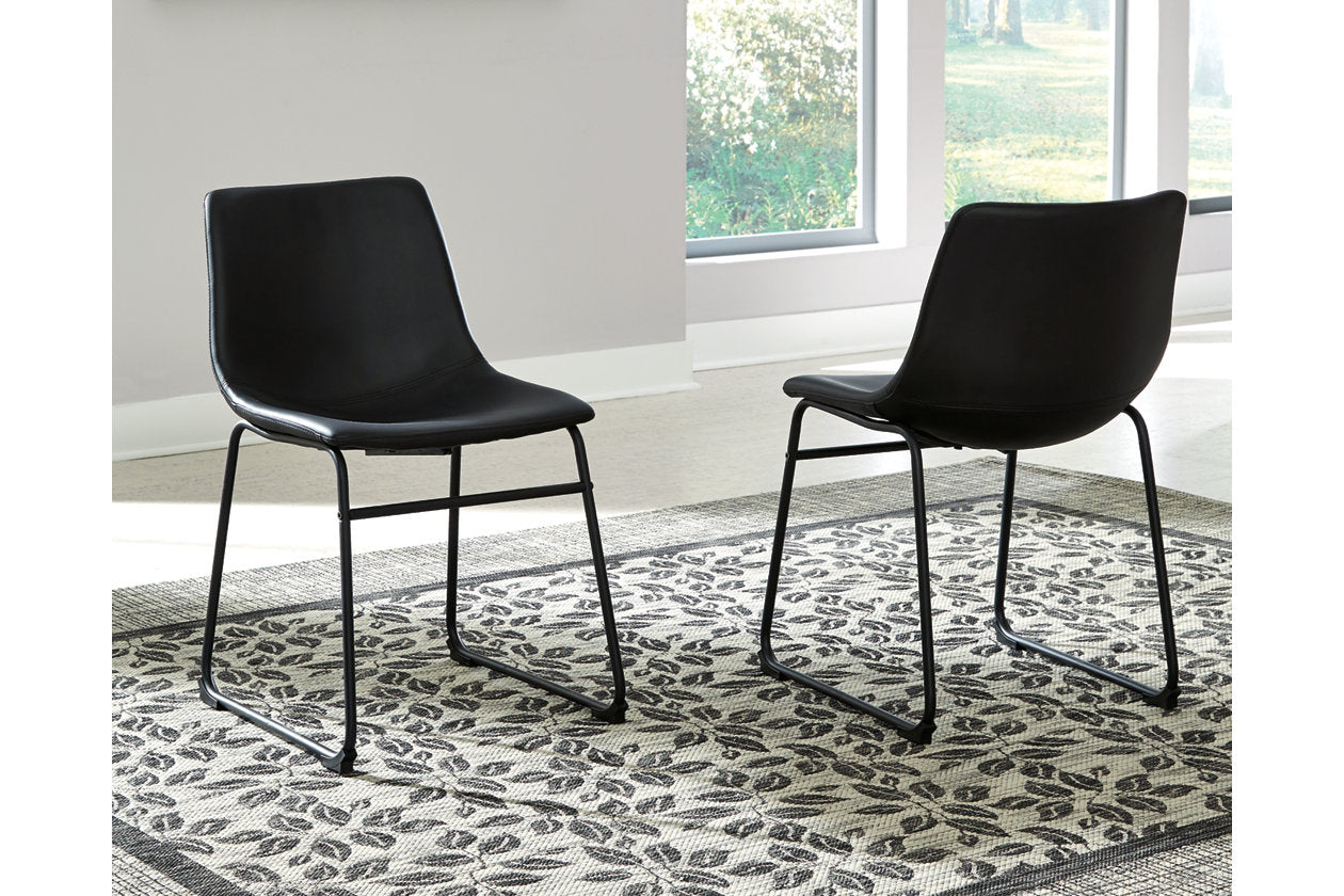 Centiar Black Dining Chair, Set of 2 - D372-06 - Luna Furniture - Dallas Store