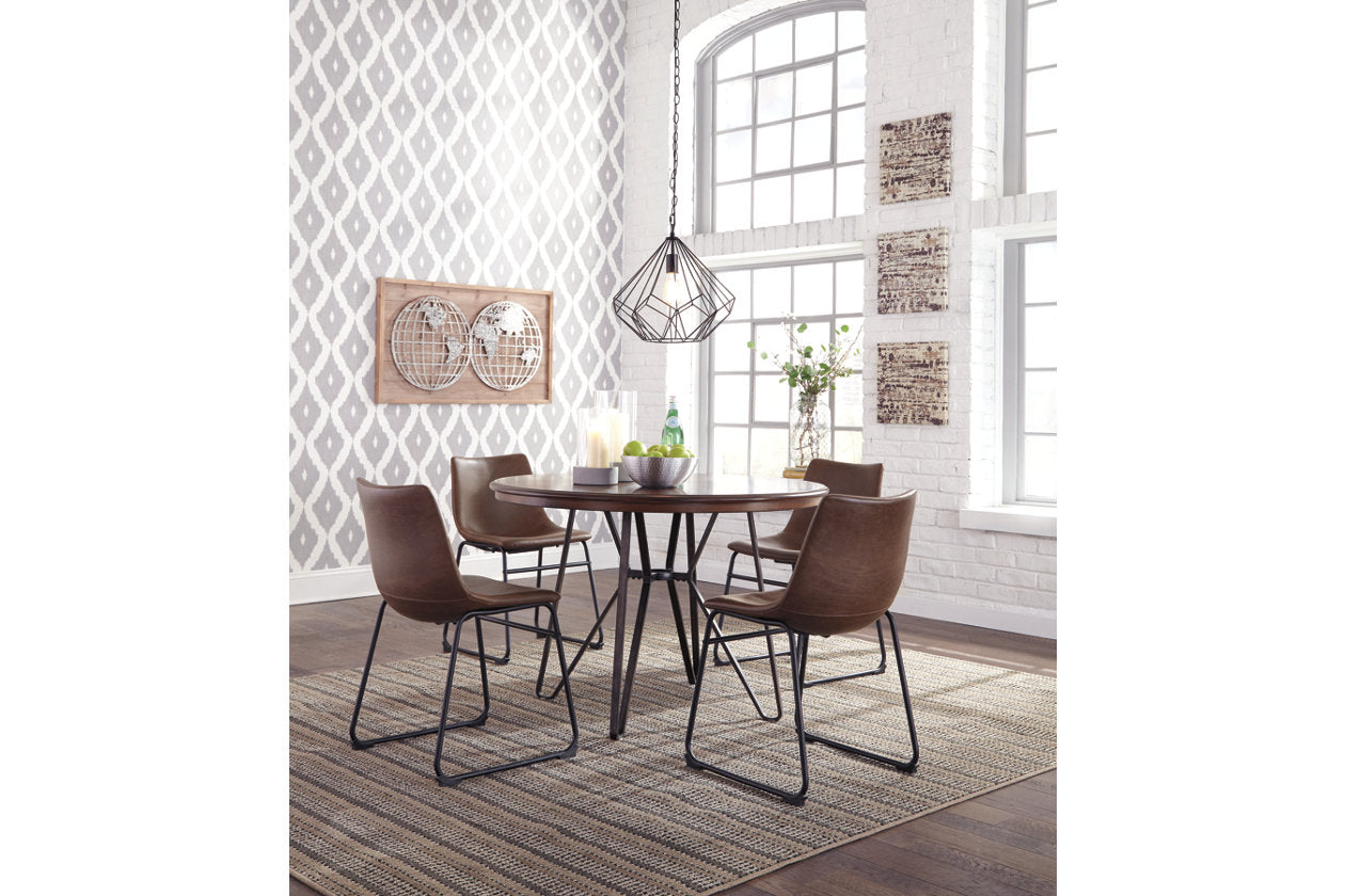 Centiar Brown Dining Chair, Set of 2 - D372-01 - Luna Furniture - Dallas Store
