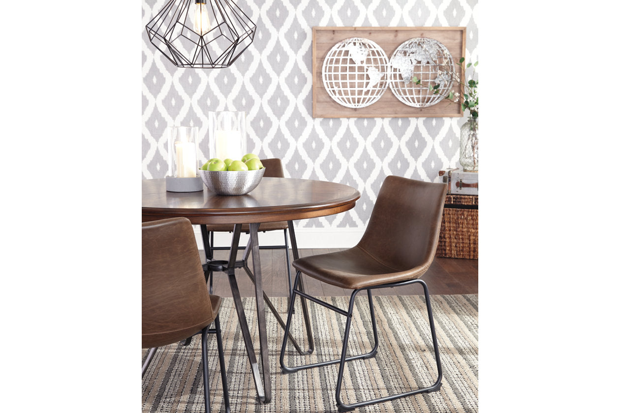Centiar Brown Dining Chair, Set of 2 - D372-01 - Luna Furniture - Dallas Store
