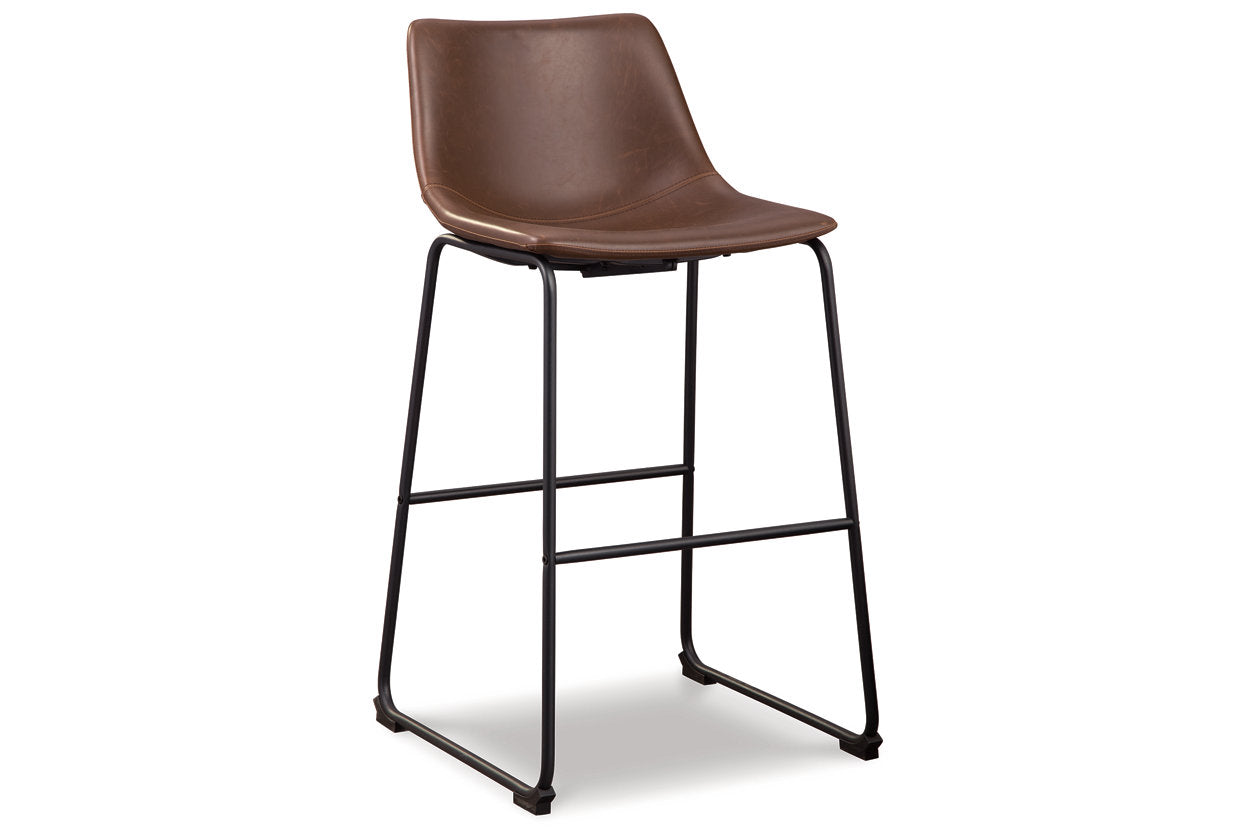 Centiar Brown Pub Height Barstool, Set of 2 - D372-130 - Luna Furniture - Dallas Store