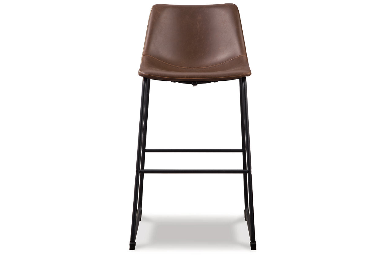 Centiar Brown Pub Height Barstool, Set of 2 - D372-130 - Luna Furniture - Dallas Store