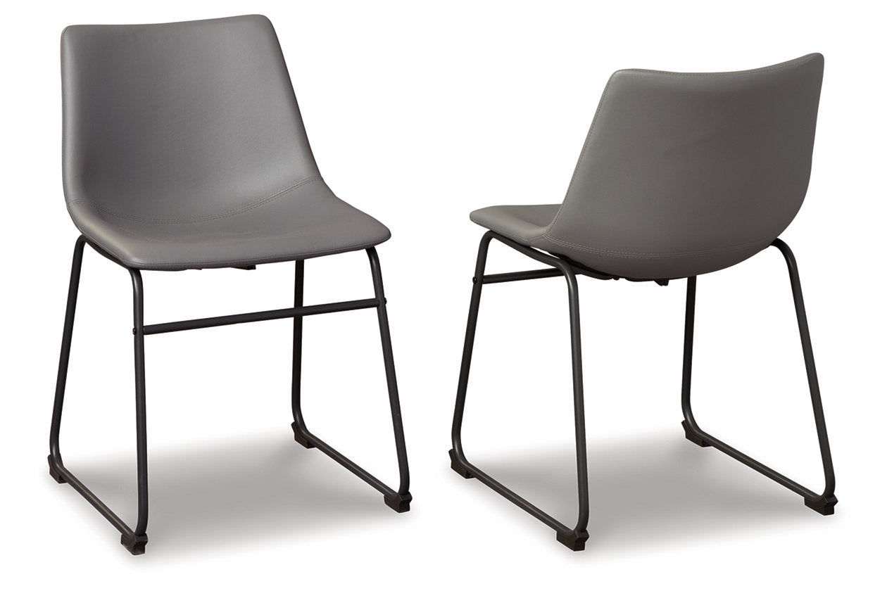 Centiar Gray Dining Chair, Set of 2 - D372-08 - Luna Furniture - Dallas Store