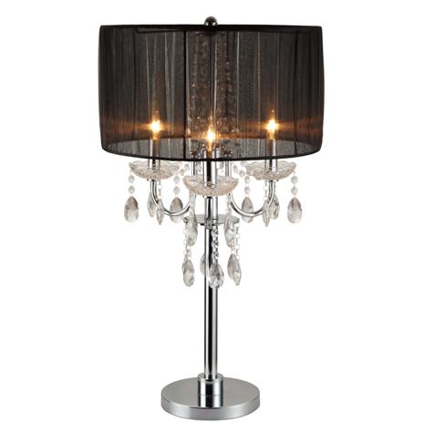 Chandelier Black 29.5" Table Touch Lamp, Set of 2 - 6121T - Luna Furniture - Dallas Store