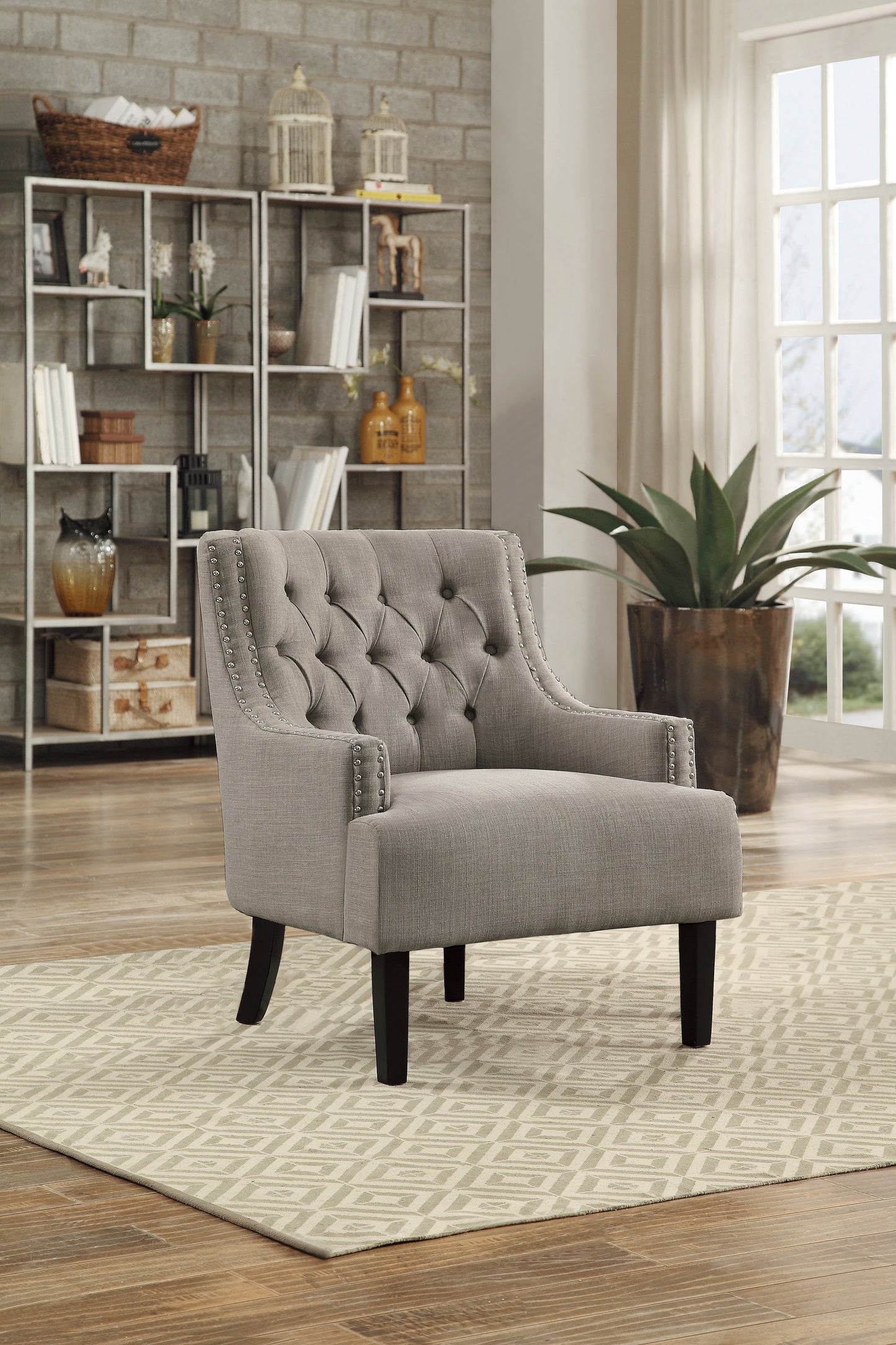 Charisma Taupe Accent Chair - 1194TP - Luna Furniture - Dallas Store