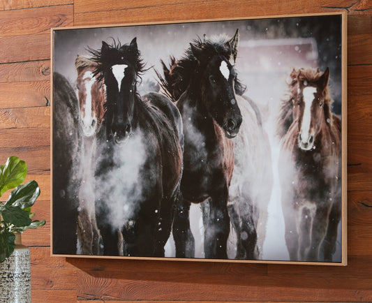 Chaseburn Brown/Black/White Wall Art - A8000380 - Luna Furniture - Dallas Store