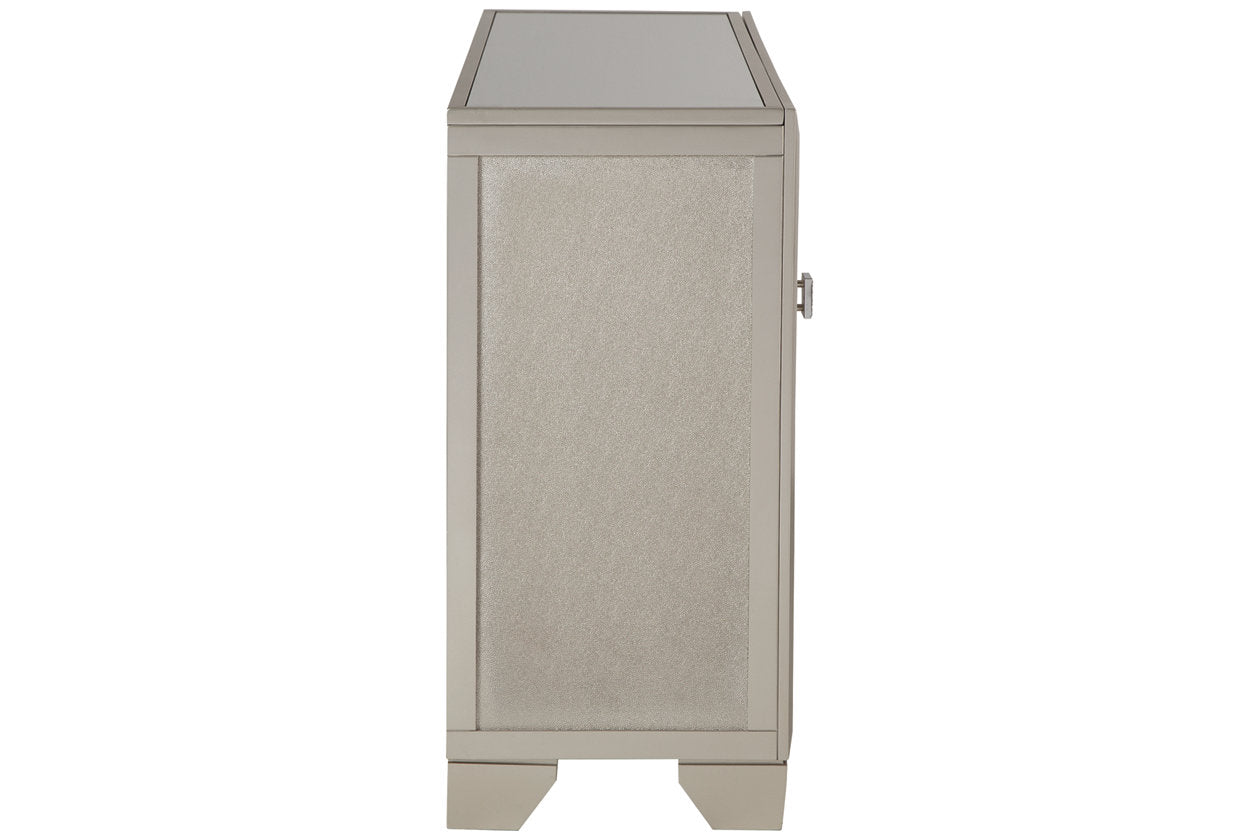 Chaseton Champagne Accent Cabinet - A4000335 - Luna Furniture - Dallas Store