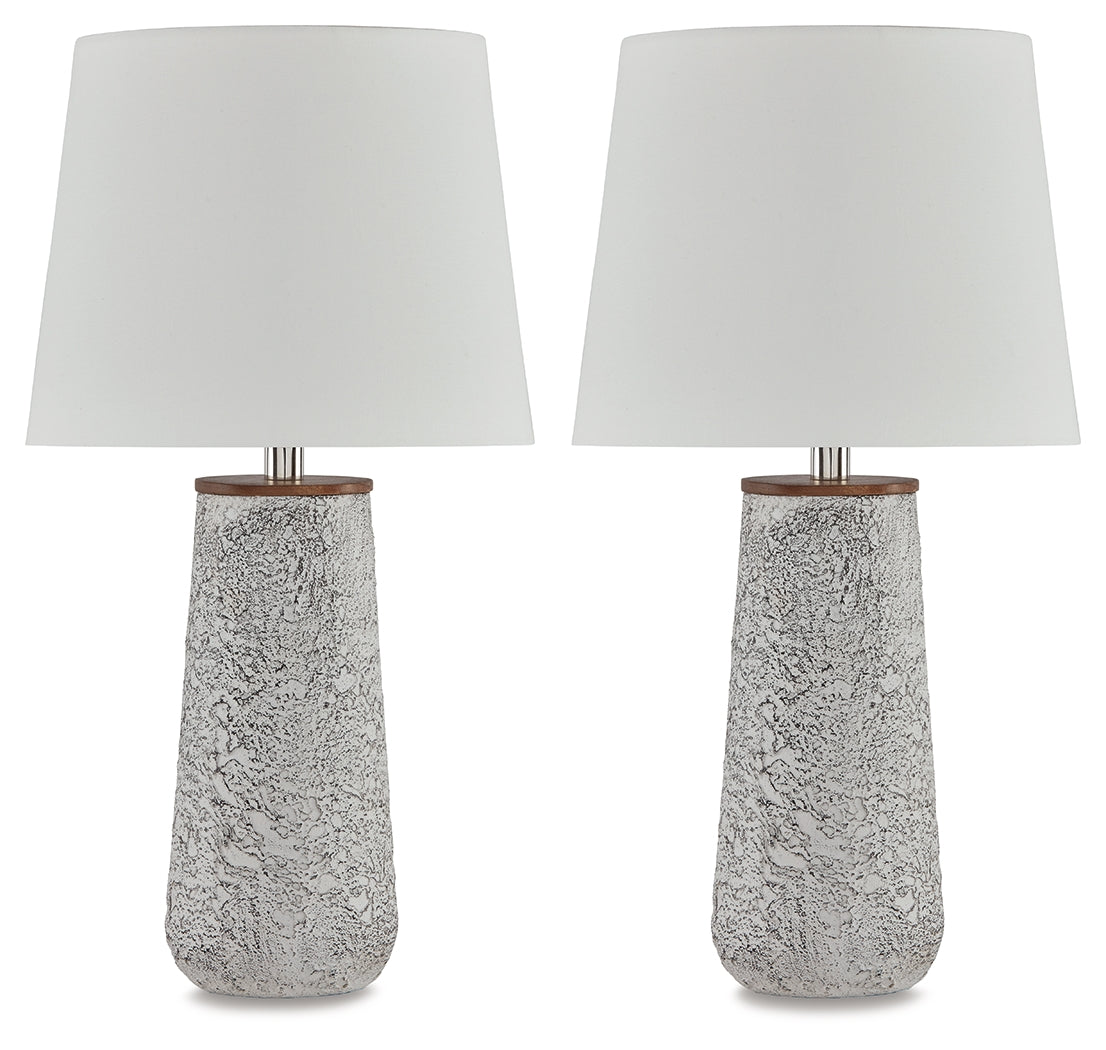 Chaston Antique White Table Lamp, Set of 2 - L204464 - Luna Furniture - Dallas Store
