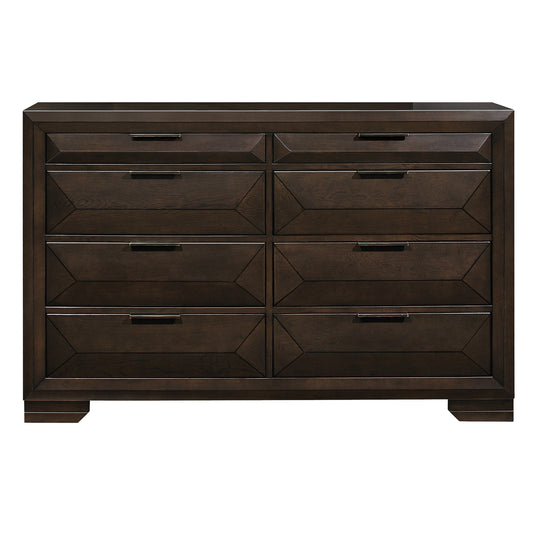 Chesky Warm Espresso Dresser - 1753-5 - Luna Furniture - Dallas Store