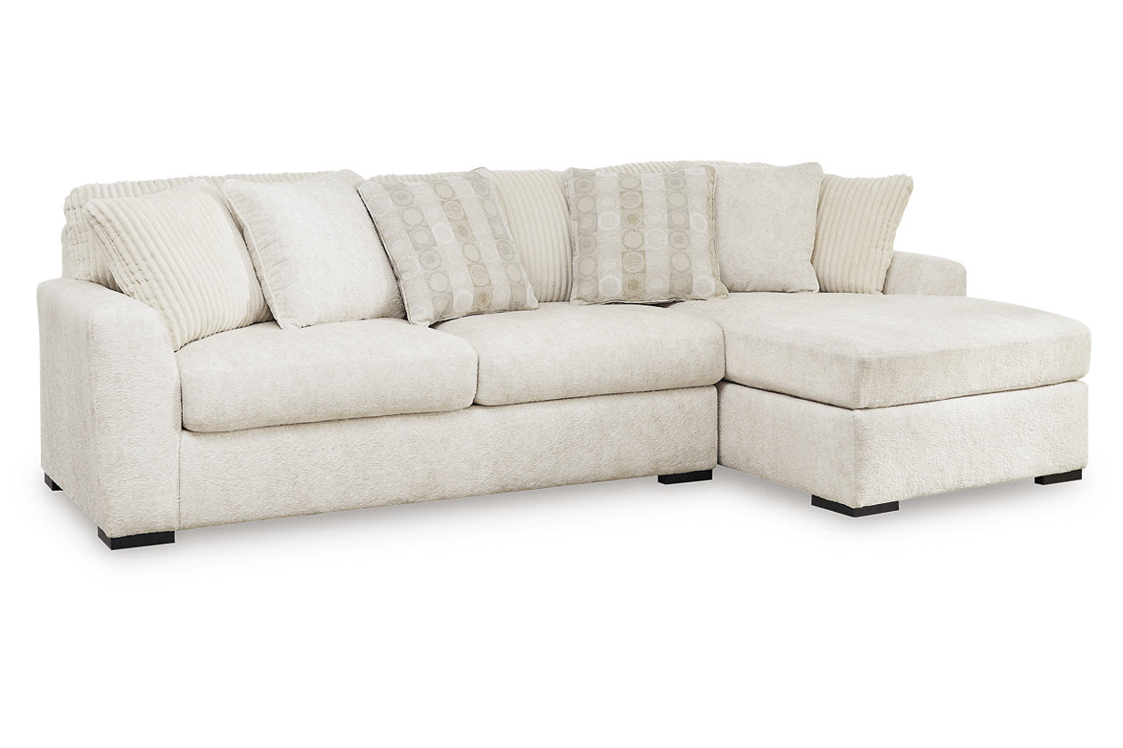 Chessington Ivory 2-Piece RAF Chaise Sectional - SET | 6190417 | 6190466 - Luna Furniture - Dallas Store