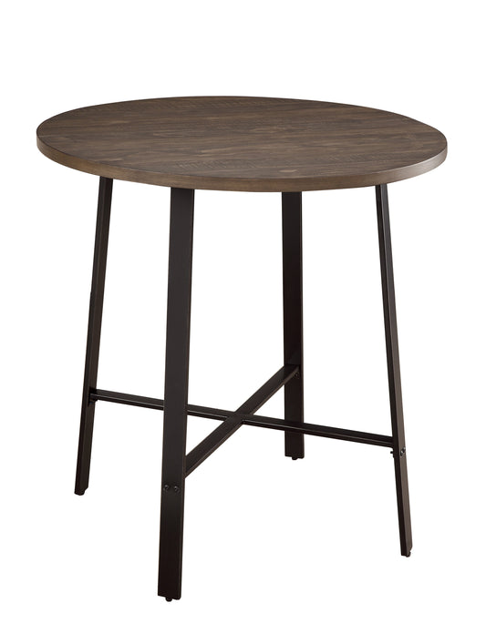 Chevre Brown/Gray Round Counter Height Table - 5607-36RD - Luna Furniture - Dallas Store