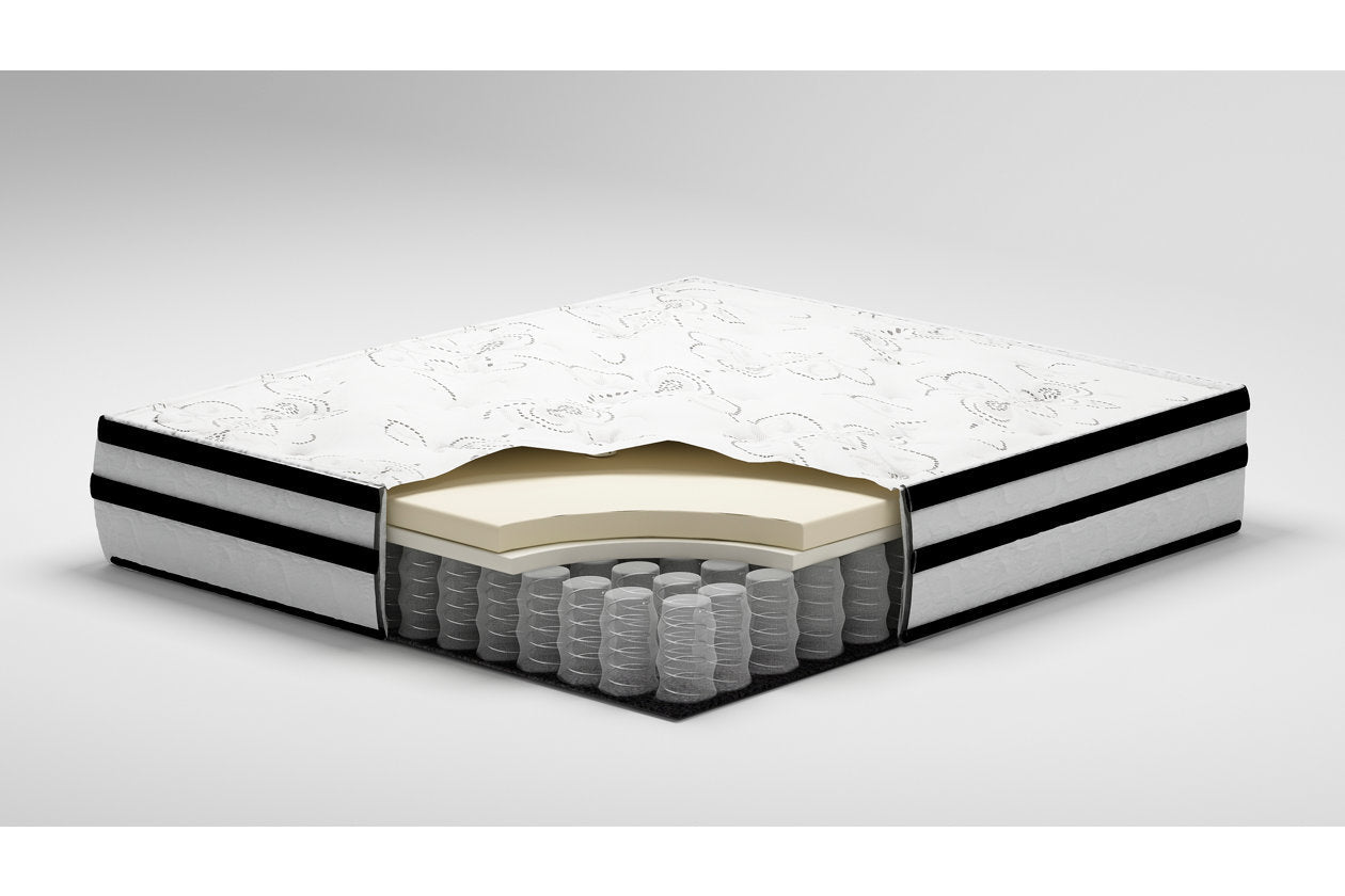 Chime 10 Inch Hybrid White King Mattress in a Box - M69641 - Luna Furniture - Dallas Store
